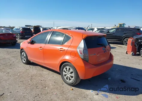 2012 Toyota Prius C from USA, damaged, VIN JTDKDTB36C1021505